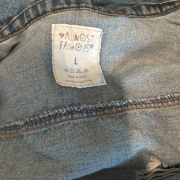 Distressed Denim Jacket - Picture 3 of 3